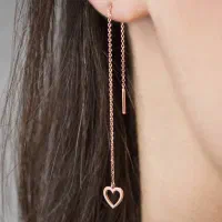 گوشواره بخیه ای طلا ۱۸ عیار جدید و شیک|جواهرات|تهران, بازار|دیوار