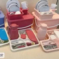 پک مسافرتی 70 پارچه صورتی