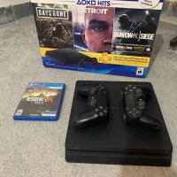 PS4 slime 1TB. دو دسته و فول گیم
