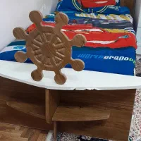 تخت یک نفره مناسب نوجوان در حد نو|تخت و سرویس خواب|گرمسار, |دیوار