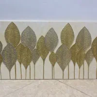 تابلو پر ورق طلا و نقره