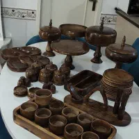 سرویس پذیرایی چوب گردو نصف قیمت واقعی