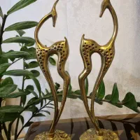 یک جفت غزال برنز اصل