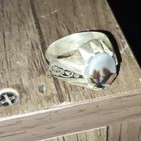 یاقوت برمه نقره مهردار رکاب جوندار قلمه زنی|جواهرات|کوهسار (البرز), |دیوار