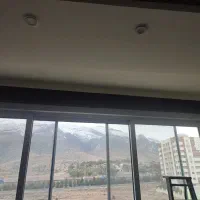 فروش کتیبه پرده پذیرایی قهوه ایی تیره