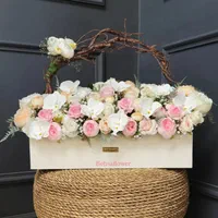 باکس و گلدان گل مصنوعی