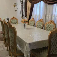 مبل سلطنتی ۹ نفره و میز ناهارخوری ۸ نفره|مبلمان خانگی و میز عسلی|شیراز, لاله|دیوار