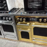 اجاق گاز طرح فر سیلور و طلایی ۴درب