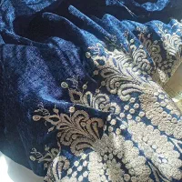 پرده توری گیپور و کتیبه به همراه والن جنس مخمل|پرده، رانر، رومیزی|کرج, شعبان‌آباد|دیوار