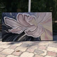 تابلو نقش برجسته گل شناور ابعاد ۱۴۰*۸۰ هنر دست|تابلو، نقاشی، عکس|اهواز, زیتون کارمندی|دیوار