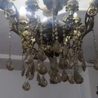 لوستر برنج اصل طرح فرشته ۱۰شاخه|لوستر و چراغ آویز|قرچک, شهرک طلائیه|دیوار