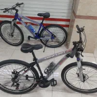 ۲دوچرخه سایز۲۷.۵ بزرگ دیسکی حرفهای قفلشوآبی ومشکی|دوچرخه، اسکیت، اسکوتر|تبریز, |دیوار