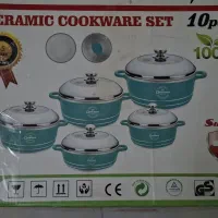 سرویس قابلمه چدن دسینی اصل ۱۵ سال گارانتی ایتالیا