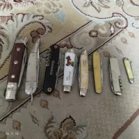 هشت تا چاقوی کلکسیونی انگلیسی وآلمانی و ژاپنی