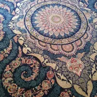 فرش سه در چهار سورمه ای|فرش|نیشابور, دهنو|دیوار