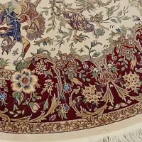 فرش تمام ابریشم  گرد ماشینی|فرش|تهران, آرژانتین|دیوار