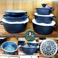 سرویس قابلمه ۱۰ پارچه خطی عروس قابلمه خطی عروس|ظروف پخت‌وپز|تهران, تهرانسر مرکزی|دیوار