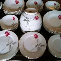 چینی قدیمی گل رز ژاپن