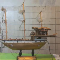 ماکت کشتی دکوری|مجسمه، تندیس، ماکت|باقرشهر, |دیوار