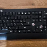 کیبورد و موس بی سیم تمیز و نو