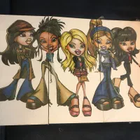 تابلو سه تیکه باربی