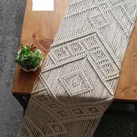 انواع رانر و جا کنترلی مکرومه بافی|پرده، رانر، رومیزی|شیراز, پودنک|دیوار