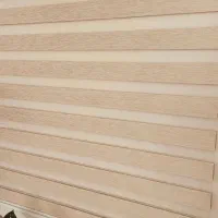 پرده زبرا کرم رنگ آماده تحویل|پرده، رانر، رومیزی|کرج, ساماندهی|دیوار