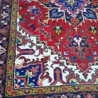 فرش دست بافت زرنیم دراندازه ۱ونیم در۲و۲۰ سانت|فرش|تبریز, |دیوار