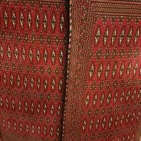 پشتی ترکمنی دستباف به قیمت ماشینی