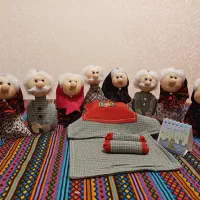 عروسک ننه جون و آقاجون|صنایع دستی و سایر لوازم تزئینی|همدان, |دیوار