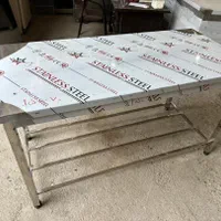 میزکاراستیل میزبردینگ سینک صنعتی وان استیل ترولی|کافی‌شاپ و رستوران|کرج, گلشهر|دیوار