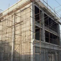دیوار چینی با آجر بلوک سنگ،سیمانکاری و نرمه