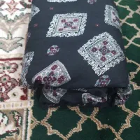 چادررنگی خیلی شیک وخاص رنگ نفره ای براق