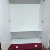 تخت کمد دومنظوره نوزادونوجوان،تشک،میز صندلی تحریر|تخت و سرویس خواب|اقلید, |دیوار