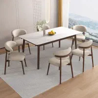 میز غذاخوری مینیمال. شرکتی اقساطی|میز و صندلی غذاخوری|الیگودرز, |دیوار