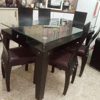 میز و صندلی نهار خوری 6 نفره|میز و صندلی غذاخوری|بندر انزلی, نیمه شعبان|دیوار