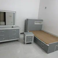 ست تخت خواب و میز آرایش|تخت و سرویس خواب|قم, زاد|دیوار
