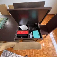 میز ناهارخوری ۶ به ۸ نفره با دو باکس جادار|میز و صندلی غذاخوری|تهران, سید خندان (جلفا)|دیوار
