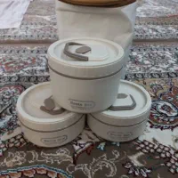 سرویس ظرف غذای سه تیکه