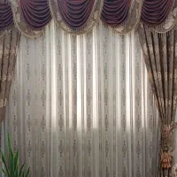 پرده پذیرایی|پرده، رانر، رومیزی|قم, چهل درخت‎|دیوار