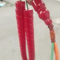 دوعدد تسبیح مرجان خوش رنگ وخوش دست