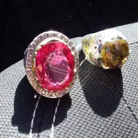 دوعدد انگشتر زیبا و دست ساز فاخر