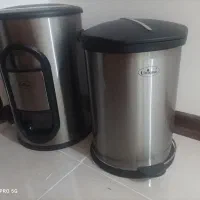 سطل آشغال و سطل برنج یونیک اصل در حد نو