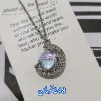 ست و گردنبند آبکاری نقره