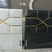 و تخت خواب و سرویس خواب یک نفره طوسی مشکی کرم|تخت و سرویس خواب|پرند, فاز ۴|دیوار