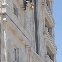 کار در ارتفاع طناب بندبازی پیچ رولپلاک عایق نما|خدمات پیشه و مهارت|اهواز, کیان اباد|دیوار