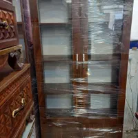 قفسه کتاب ۲ درب قفل دار