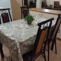میز نهارخوری فلزی ۴ نفره سالم