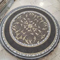 فرش قالیچه گرد ۱۵۰  ارغوان سبز مشهد|فرش|مشهد, امیر المومنین|دیوار