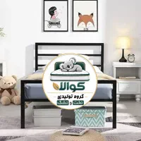 تختخواب یکنفره آبنوس(تخت خواب ۱نفره آبنوس) کوالا